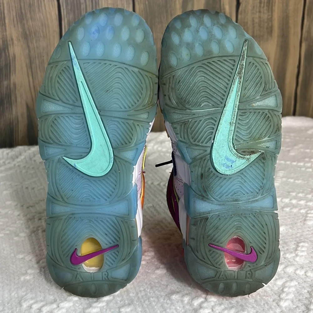 Nike Air. More uptempo multicolored sneakers 4Y
